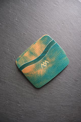 Arc Wallet - Rocado Shell Turquoise Marbled Hatch
