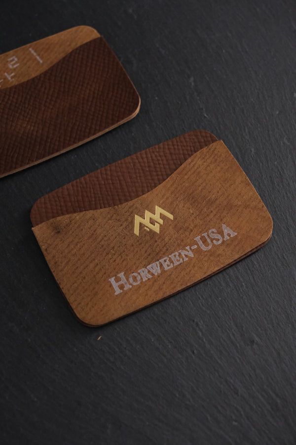 Arc wallet - Horween Hatch Shell Cordovan