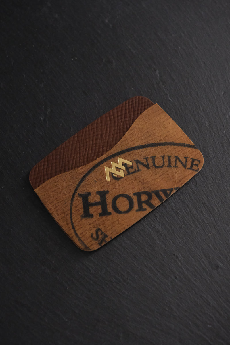 Arc wallet - Horween Hatch Shell Cordovan